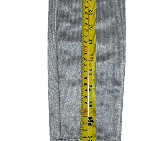 NWT SKIMS Disco Pants Metallic Silver Hot Pants Rave Clubbing Indie Sleaze Y2k - Picture 7 of 11